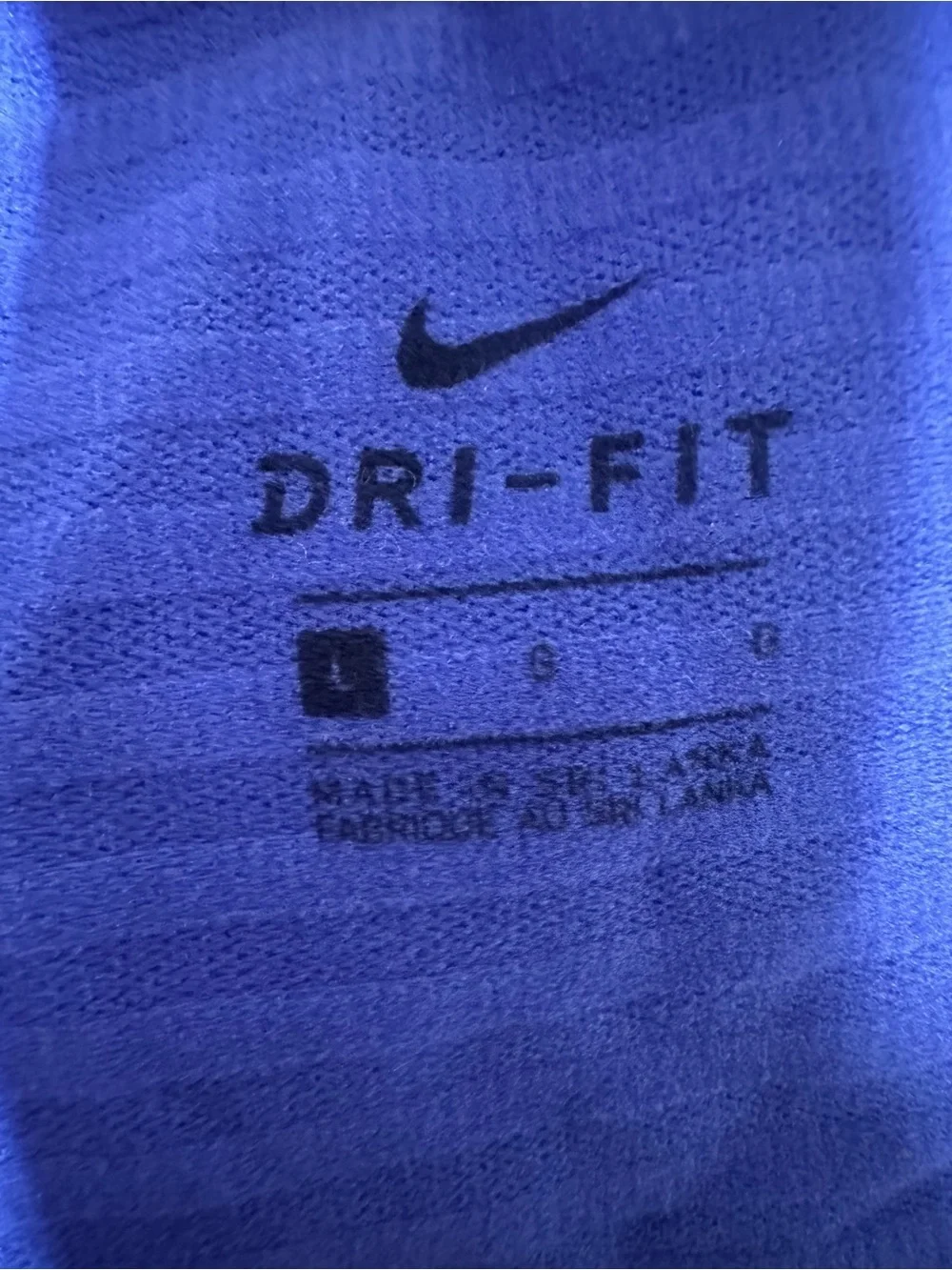 Nike Dri-FIT Electric Blue Quarter-Zip Pullover